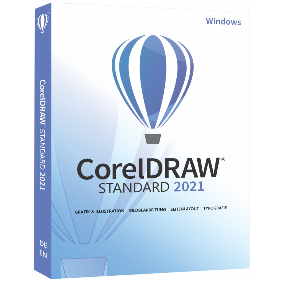 CorelDRAW Standard 2021 graphic design and vector illustration software