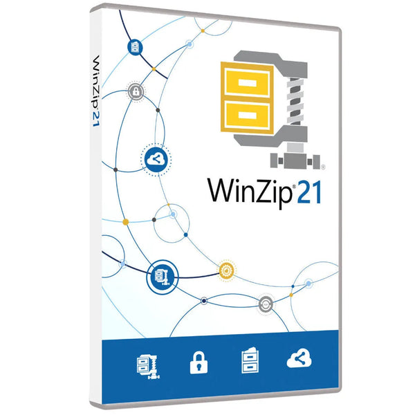 WinZip 21 file compression and encryption software lifetime license