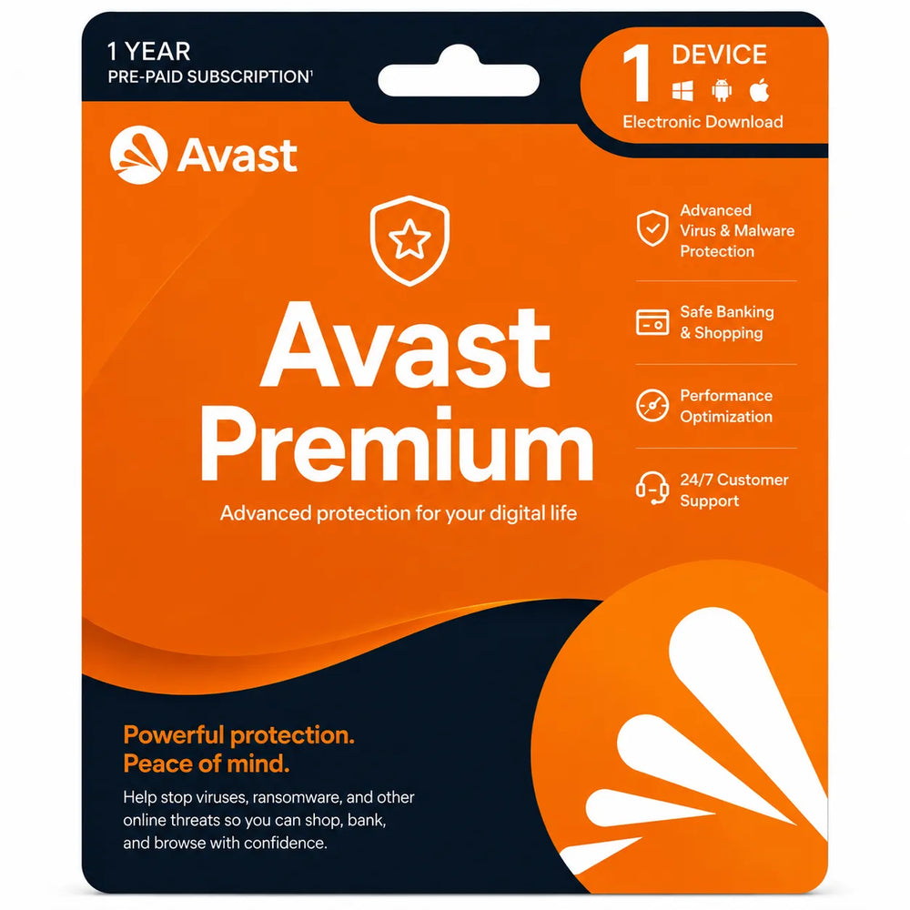 Avast Premium Security antivirus and malware protection software