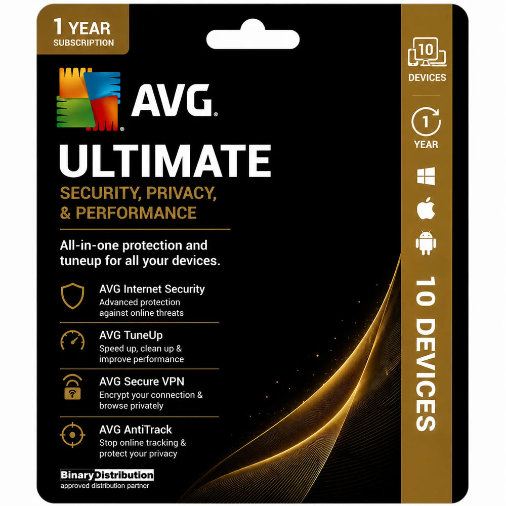 AVG Ultimate Security with Secure VPN antivirus and VPN protection software